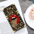 thumbnail image 6 of FKBRCL4U Compatible with Samsung Galaxy S23 Plus Case, Brown Leopard Print Mouth Luxury Golden Decoration for Girl Women Soft TPU Shockproof Protective Hard PC Back, 6 of 7