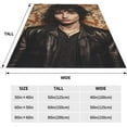 thumbnail image 4 of Mike Wolfhard Wheeler Printed Blanket Throw Lightweight Super Soft Micro Fleece Throw Blankets, 4 of 5