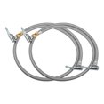 thumbnail image 1 of Unique Bargains 2 Pcs 100cm Tire Inflator Extension Hose with Air Release Pump Tube Tire Valve Connection Pipe, 1 of 7