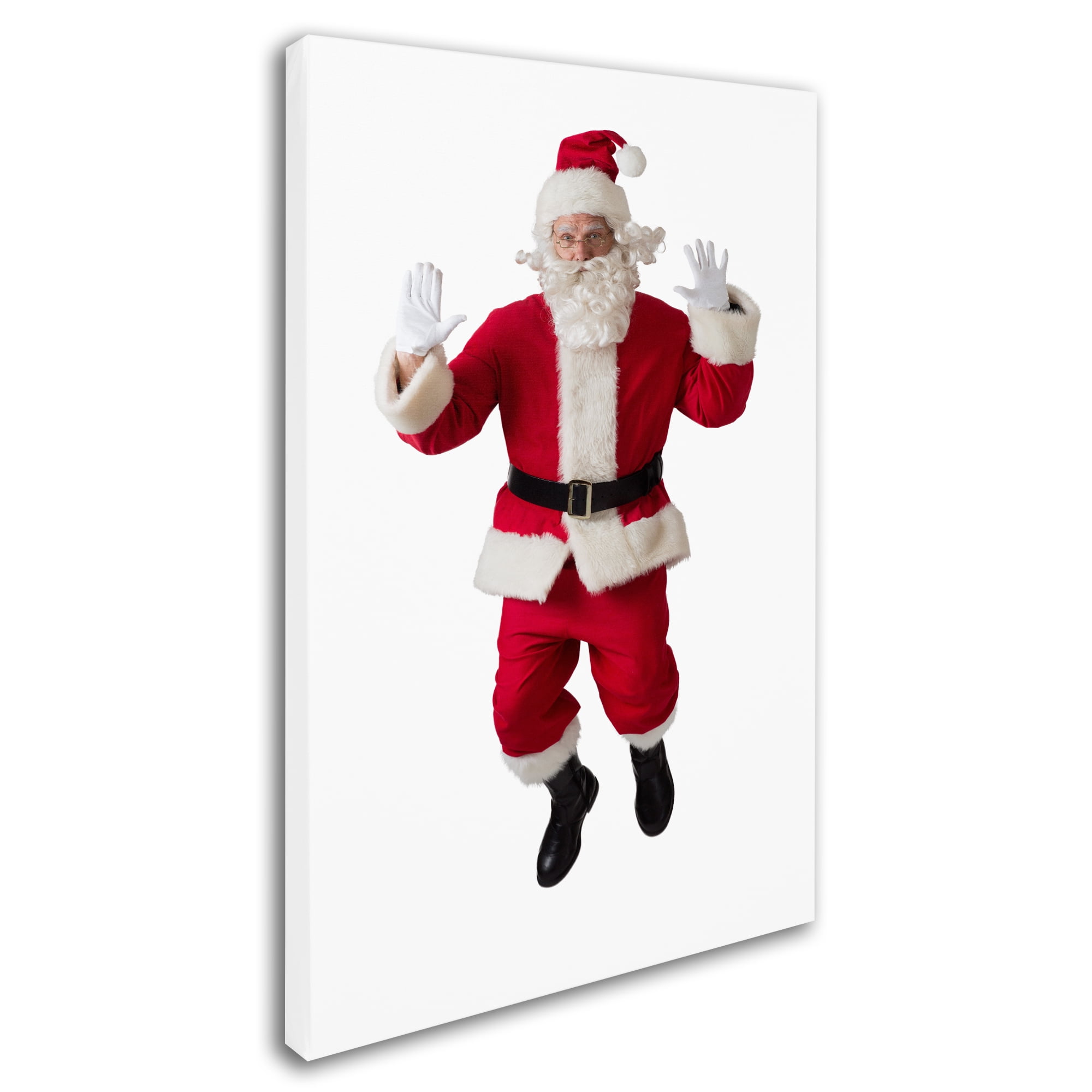 Trademark Fine Art 'Santa-leeping-13033' Canvas Art by Ed Wheeler