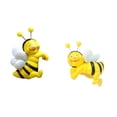 thumbnail image 4 of 2x Estatuas de abejas de jardín, Flores Pot Hugger Figuras de escultura en miniatura Decoración de bonsai borde para del pasillo al aire, 4 of 8