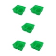 thumbnail image 2 of Ounissouiy Cesta de almacenamiento de rejilla de plástico - Organizador reforzado y duradero para el hogar Cesta de almacenamiento apilable verde Type2 NO2, 2 of 6