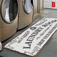 thumbnail image 1 of Non-slip Floor Mat Laundry Room Mat Entrance Doormat Self-service Laundry Bath Mat Carpet Laundry Room Decor Balcony Rug Jd4, 1 of 4