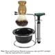 thumbnail image 4 of Juego de soporte y cuenco de afeitar, soporte para brochas de afeitar de acero inoxidable, cuenco para jabón de afeitar, taza para hombres, removedor de barba 120, 4 of 7