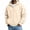 Beige-0917BB, variant on Zip Up Fleece Lined Hoodie Jackets for Men Workout Athletic Plain Zippered Hoodies for Men with Pockets Basic Long Sleeve Fluffy Flannel Fuzzy Mens Outwear Jackets and Coats