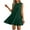 Army Green, variant on Summer Dresses for Women 2025 Women Summer Solid Color Round Neck Sleeveless With Button Down Hem And Pleated Dress At The Back Gift for Her Size S-2XL