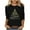 Type 5-Black, variant on Otvok Womens Christmas T-Shirts Casual Round Neck Printed Blouse 3/4 Sleeve Tops for Summer