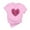 Pink, variant on Tbopshirt Womens Tops,Valentine's Day T-Shirts for Women Graphic,Plus Size Tops,Women Valentines Day Heart Printed Short Sleeve T-Shirt Novelty Graphic Tops Casual Round Neck S-XXXL