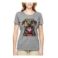 thumbnail image 3 of My Favorite Breed is The One In Need | Colorful Labrador Dog | Dean Russo Art Animal Lover Womens T-Shirt, Heather Grey, L, 3 of 5