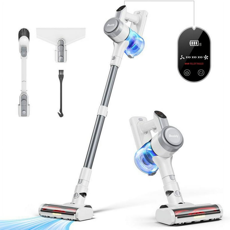 Dezkly Cordless Vacuum Cleaner, 300W 23KPa Lightweight Stick