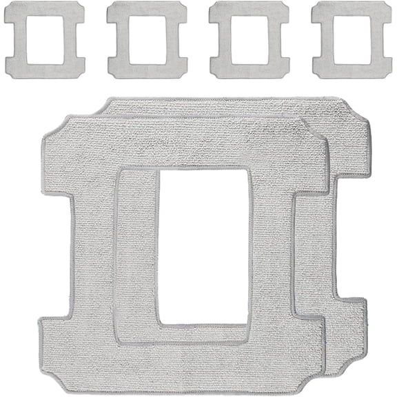 Cleaning Pads for Ecovacs Winbot W1 Pro / W1 / W2 Omni / W2 Robot, Replacement Mop for Ecovacs, Microfibre Mop Cloth Washable