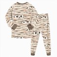 thumbnail image 5 of TOWED22 Kids Pajamas for Boys Girls Cute Graphic Sleepwear Toddler Clothes Halloween Outfit 2pcs Long-Sleeve Sleepwear, 5 of 9