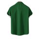 thumbnail image 4 of Mens Manga Corta Botón Abajo Camisas, Cuello de Vuelta Navidad Impresa Blusa, Top de Moda Casual, 4 of 4