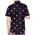thumbnail image 6 of Visive Mens Big And Tall Short Sleeve Button Shirt, Printed Sushi Shirts, 6 of 8