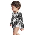 thumbnail image 3 of Xecao Majestic Wolf Landscape Print Baby unisex-baby Cotton Long-sleeve Bodysuits-3 Months, 3 of 6