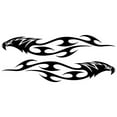thumbnail image 5 of Hloma 2Pcs Stylish Eagle Flame Car Vehicle Motorcycle Reflective Decals Sticker Decor, 5 of 7