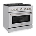 thumbnail image 3 of ZLINE 36" 5.2 cu. ft. Paramount Dual Fuel Range with 6 Burners in Stainless Steel, SDR36, 3 of 8