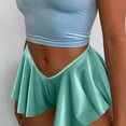 thumbnail image 6 of Oplxuo Women's Sexy Low Rise Fluted French Skirt Shorts Knickers Briefs Panties, 6 of 7