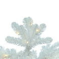 thumbnail image 2 of 9.5' Pre-Lit White Salem Pine Pencil Artificial Christmas Tree- Clear LED Lights, 2 of 3