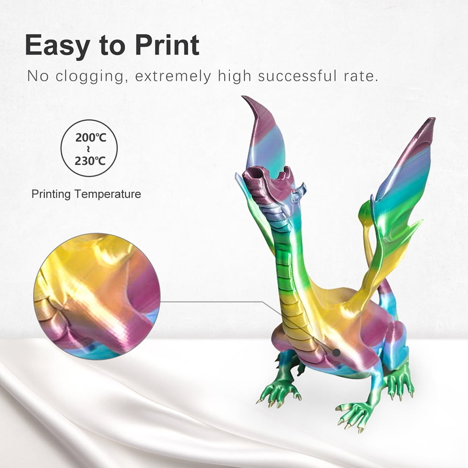 1.75 Silk PLA Filament for 3D Printer Texture 3D Printing Materials