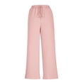 thumbnail image 5 of Bixock Two Piece Sets for Women,Loungewear Set for Women Long Sleeve Hoodie Tops Straight Wide Leg Pants Casual Warm Sets, 5 of 8