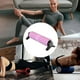 thumbnail image 3 of Yoga Roller Tissue Massager Portable Ergonomic Massager for Workout Sports Yoga Gym Fitness Legs Back Pink, 3 of 5