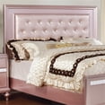 thumbnail image 6 of Furniture of America Appell Solid Wood Tufted Full Panel Bed in Rose Gold, 6 of 7