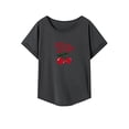 thumbnail image 1 of Camiseta para mujer de verano, camiseta básica transpirable simple para viajes, desplazamientos, compras SG, 1 of 7