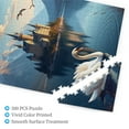 thumbnail image 3 of 500 Piece Jigsaw Puzzles For Adults Serene Castle Lake Swan 500 Pieces Adult Jigsaw Puzzle Challenging And Relaxing Beautiful Landscape Puzzle Great Gift Idea Home Decor, 3 of 7