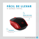 thumbnail image 3 of Mouse inalámbrico BLOOSOM HP 200 rojo, 3 of 4