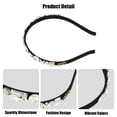 thumbnail image 4 of Unique Bargains 1Pc Bling Rhinestone Headband Unspecified Shapes White Rhinestone Headband for Women 5.31"x0.39", 4 of 6