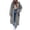 *Gray, variant on VBVC Women's Oversized Long Zip Up Hoodie , Drawstring Hooded Jacket For Women , Ladies' Casual Fall Winter Outerwear with Pockets, Gray , S-3XL