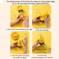 thumbnail image 3 of Portable Household Egg Yolk Protein Hand Operation Egg Maker Spinner Pulling Rope Manual Egg Shaker Scrambler, 3 of 8
