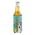 thumbnail image 2 of Carolines Treasures Christmas Tree and Wire Haired Fox Terrier Ultra Beverage Insulators for slim cans Slim Can, 2 of 3