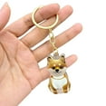 thumbnail image 1 of Cute Dog Shape Pet Hair Storage Keychain, Transparent Capsule Container for Cat Dog Fur Memorial, Unique Pet Keepsake Charm for Collars, Backpacks & Keys - 5.43 Inch, 1 of 8