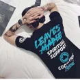 thumbnail image 3 of Camiseta de manga corta de verano con gráfico de Katoen para hombre, camisetas de anime para hombre, ropa de calle estampada, ropa genial con alfabeto Kpop, 3 of 5