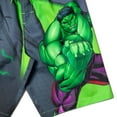 thumbnail image 3 of Marvel Avengers Hulk Toddler Boys Swim Trunks Bathing Suit Black 3T, 3 of 5
