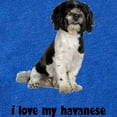 thumbnail image 2 of CafePress - FIN Havanese Love - Cute Infant Baby Football Bodysuit, 2 of 3