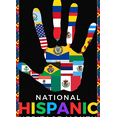 thumbnail image 3 of Colorful Flowers National Hispanic Heritage Banner Festival Decoration for Celebration Cultural Event Outdoor Decor, 3 of 7