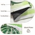 thumbnail image 5 of Summer Watermelon Area Rugs 4x6 ft Green Stripes Watercolor Fruit Washable Rug Non Slip Indoor Carpet Absorbent Floor Mat for Living Room Bedroom Dining Room, 5 of 9
