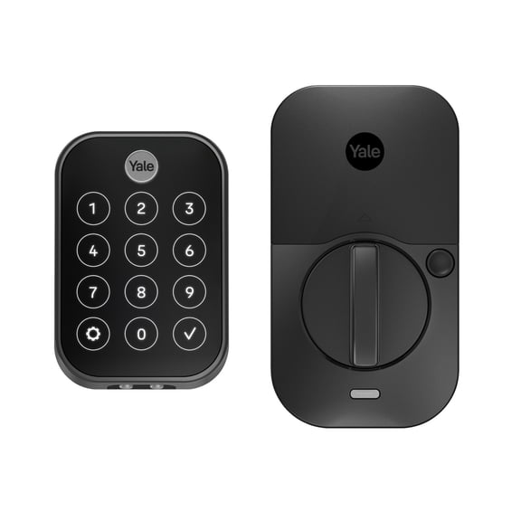 Yale Assure Lock 2 Key-Free Touch Keypad and Deadbolt with Bluetooth Connection, Responsive Touch Buttons, Biometric Unlock, DoorSense for Auto-Lock, Encrypted Security, and IPX5 Rating