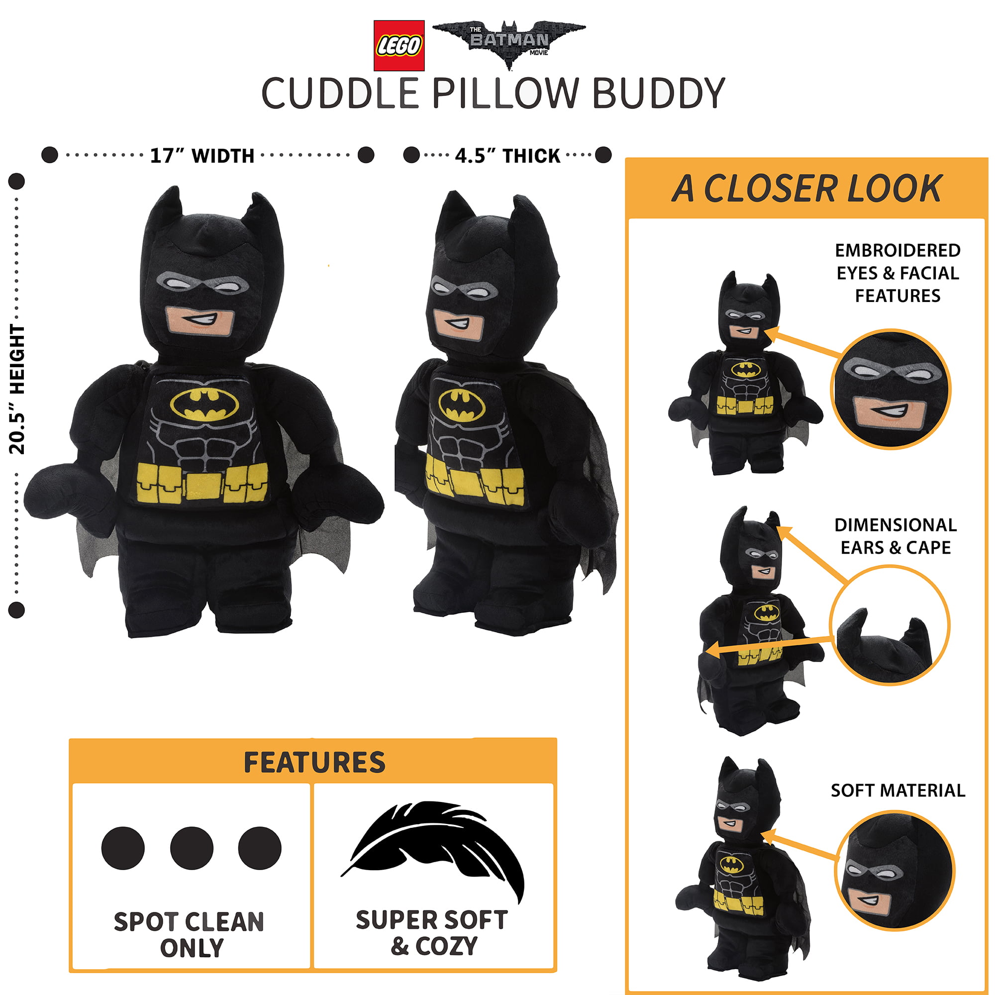 LEGO Peluches 853652 pas cher, Peluche Batman