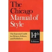 The Chicago Manual of Style (Edition 14) (Hardcover)