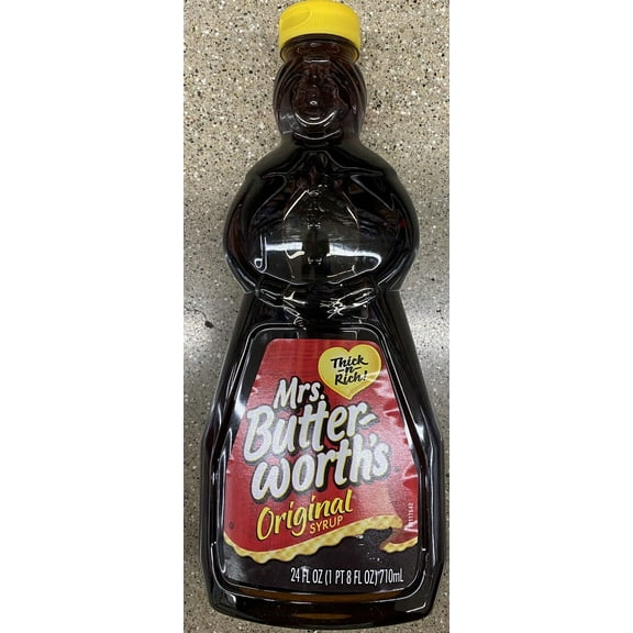Mrs Butterworth's ORIGINAL Syrup Pancake Topping 24 Oz Thick N Rich NEW