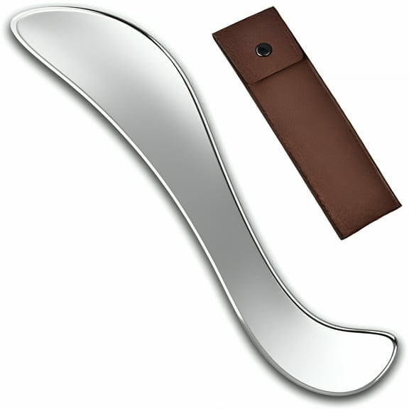 XIRQI Body Gua Sha Tool: Stainless Steel Muscle Scraper Full-body Guasha Metal Massager Physical Therapy Tools for Women Men