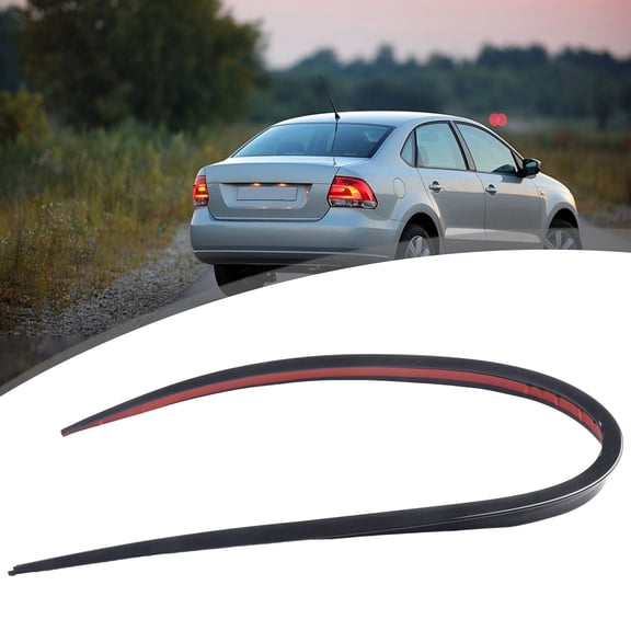 Car Abs General- 1.2M Blackspoiler- Carbon Fiber Car Spoiler Soft Car Rear Roof Trunk Spoiler- Rear Wing- Lip Trim Stick- Fangkenuo