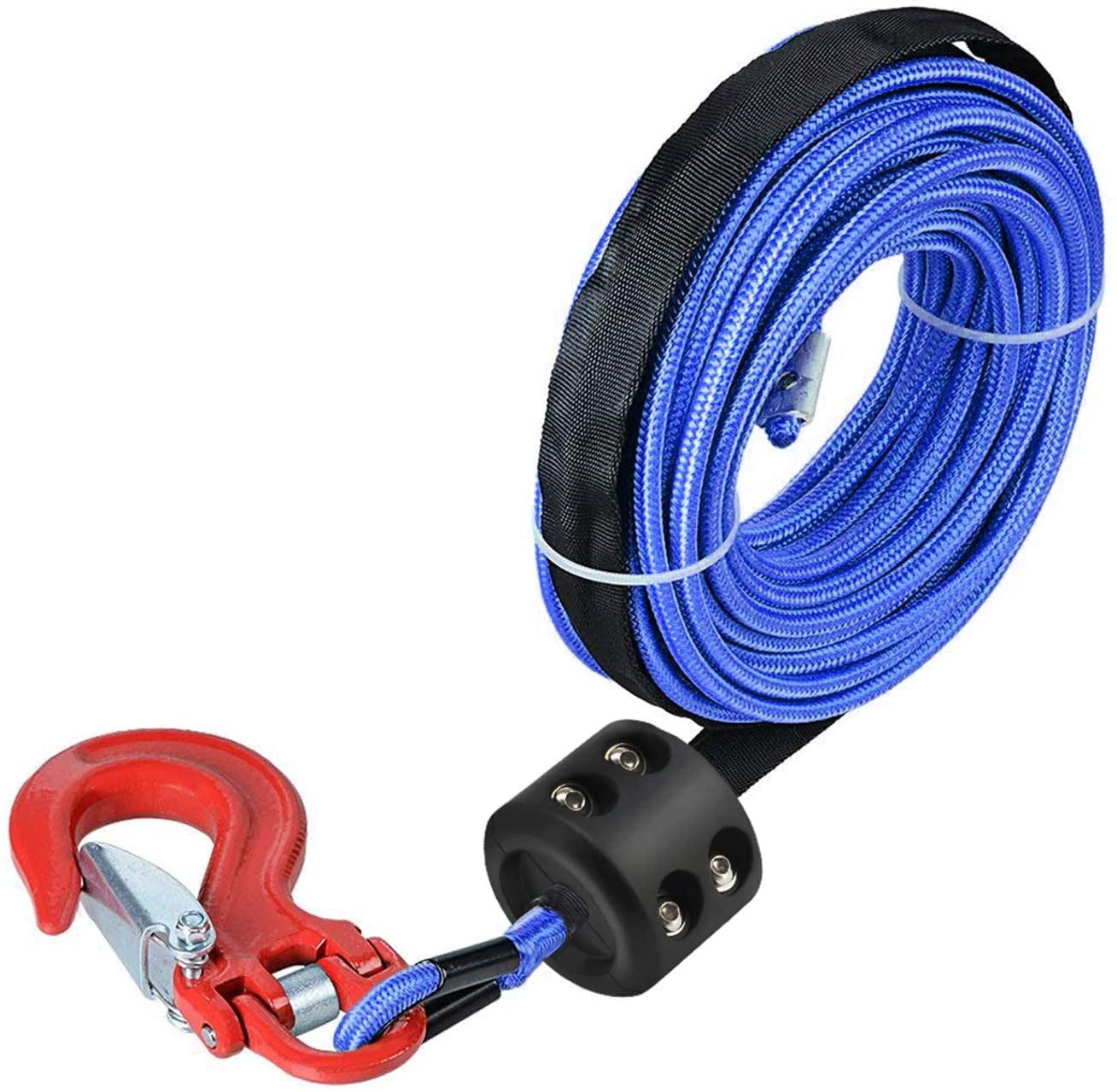 ATV UTV Winch Stopper Rubber Heavy Duty Cable Line Saver Rope Hook Universal ATV UTV Winch Stopper Rubber Heavy Duty Cable Line Saver Rope Hook Universal