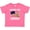 Hot Pink, variant on Military Dad Welcome Home USA Flag Boys or Girls Baby T-Shirt
