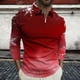 thumbnail image 1 of Blusa y camisa de manga larga con cuello vuelto para hombre, jersey con cremallera y solapa estampada, blusa de manga larga con cuello vuelto, blusa de poliéster para hombre, 1 of 5