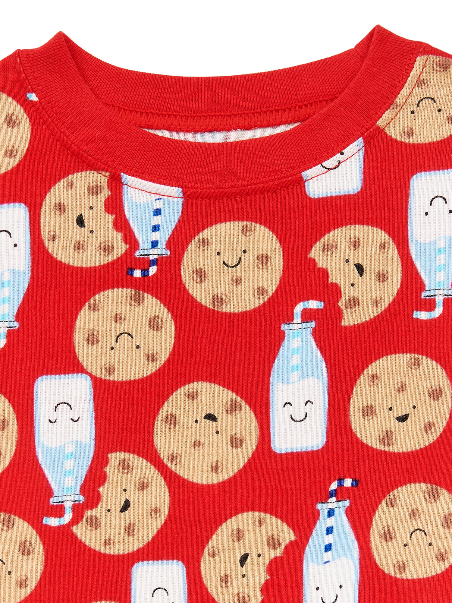 Wonder Nation Infant and Toddler Boys’ Milk and Cookies Sleep Set, 2-Piece, Sizes 12M-5T